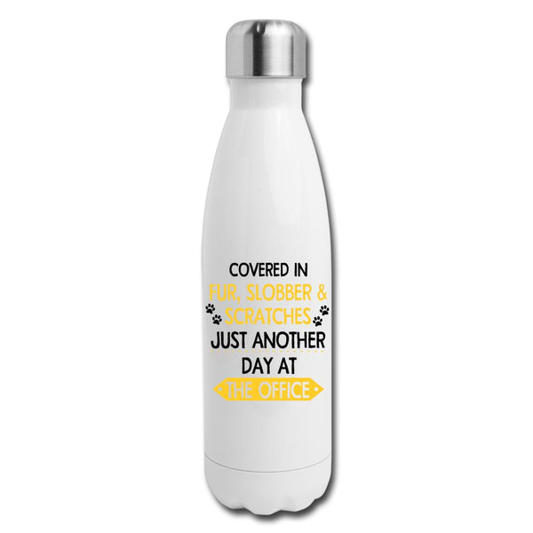 Fur, Slobber, Scratches Insulated Stainless Steel Water Bottle-Insulated Stainless Steel Water Bottle | DyeTrans-I love Veterinary