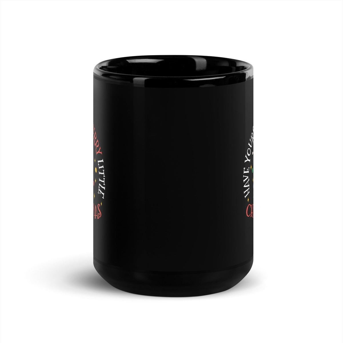 Furry Little Christmas Full Color Mug-Black Glossy Mug-I love Veterinary