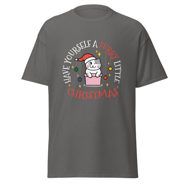 Furry Little Christmas Unisex T-shirt-Unisex T-shirt | Gildan 5000-I love Veterinary