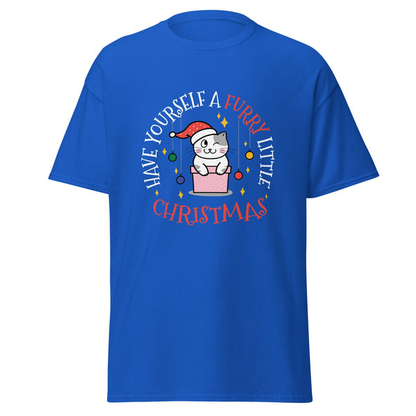 Furry Little Christmas Unisex T-shirt-Unisex T-shirt | Gildan 5000-I love Veterinary