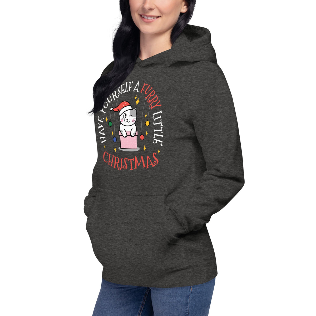 Furry Little Christmas Unisex Premium Hoodie Hoodie-Premium Unisex Hoodie-I love Veterinary