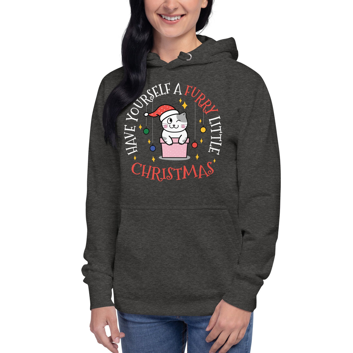 Furry Little Christmas Unisex Premium Hoodie Hoodie-Premium Unisex Hoodie-I love Veterinary