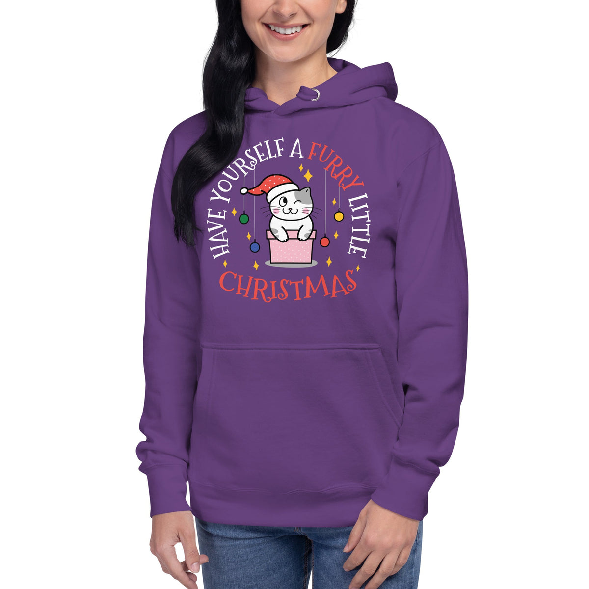 Furry Little Christmas Unisex Premium Hoodie Hoodie-Premium Unisex Hoodie-I love Veterinary