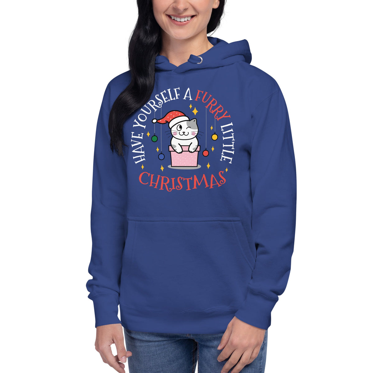 Furry Little Christmas Unisex Premium Hoodie Hoodie-Premium Unisex Hoodie-I love Veterinary