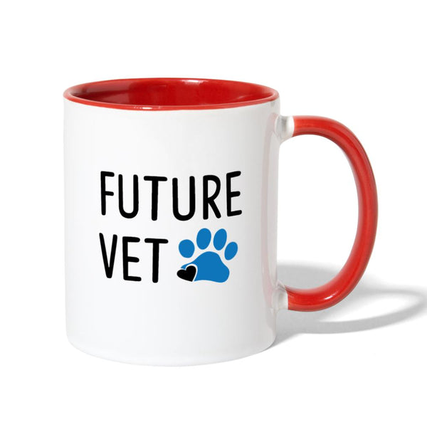 Future Vet Contrast Coffee Mug-Contrast Coffee Mug | BestSub B11TAA-I love Veterinary