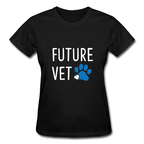 Future Vet Gildan Ultra Cotton Ladies T-Shirt-Ultra Cotton Ladies T-Shirt | Gildan G200L-I love Veterinary