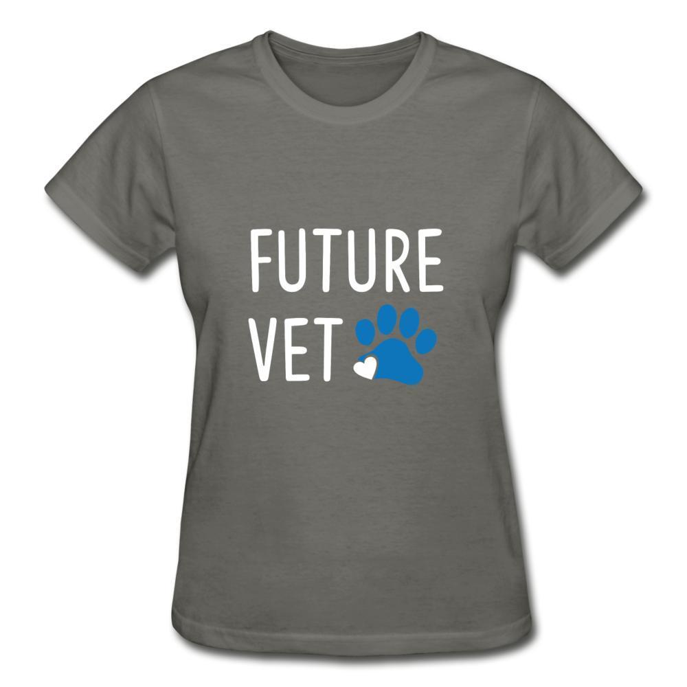 Future Vet Gildan Ultra Cotton Ladies T-Shirt-Ultra Cotton Ladies T-Shirt | Gildan G200L-I love Veterinary
