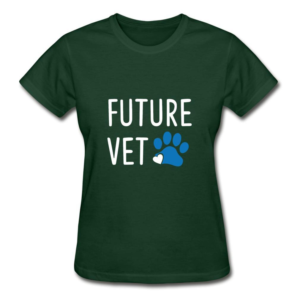 Future Vet Gildan Ultra Cotton Ladies T-Shirt-Ultra Cotton Ladies T-Shirt | Gildan G200L-I love Veterinary