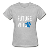 Future Vet Gildan Ultra Cotton Ladies T-Shirt-Ultra Cotton Ladies T-Shirt | Gildan G200L-I love Veterinary