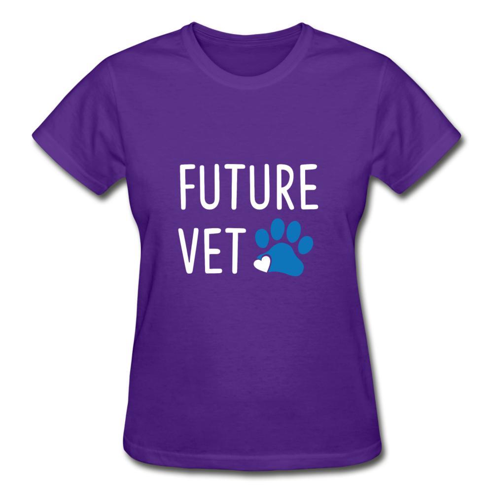 Future Vet Gildan Ultra Cotton Ladies T-Shirt-Ultra Cotton Ladies T-Shirt | Gildan G200L-I love Veterinary