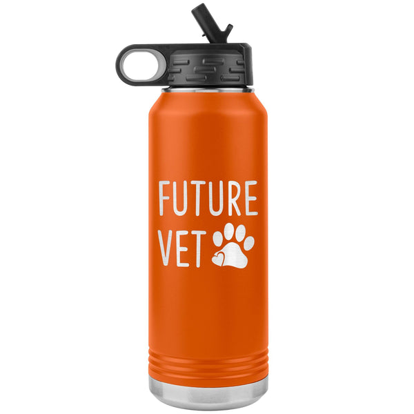 Future Vet Water Bottle Tumbler 32 oz-Water Bottle Tumbler-I love Veterinary