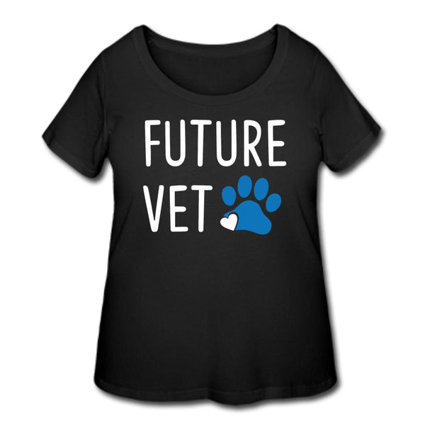 Future Vet Women's Curvy T-shirt-Women’s Curvy T-Shirt | LAT 3804-I love Veterinary