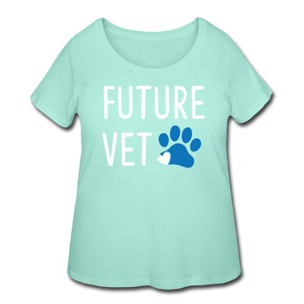 Future Vet Women's Curvy T-shirt-Women’s Curvy T-Shirt | LAT 3804-I love Veterinary