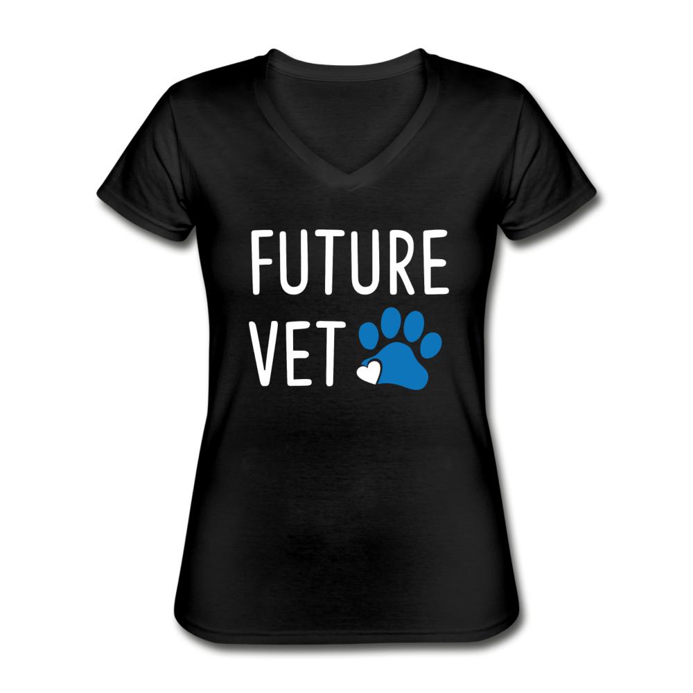 Future Vet Women's V-Neck T-Shirt-Women's V-Neck T-Shirt | Fruit of the Loom L39VR-I love Veterinary