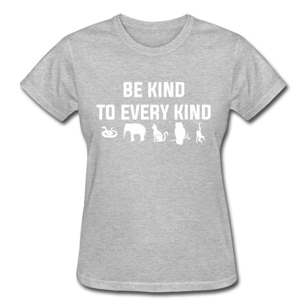 Be kind to every kind Gildan Ultra Cotton Ladies T-Shirt-Gildan Ultra Cotton Ladies T-Shirt-I love Veterinary