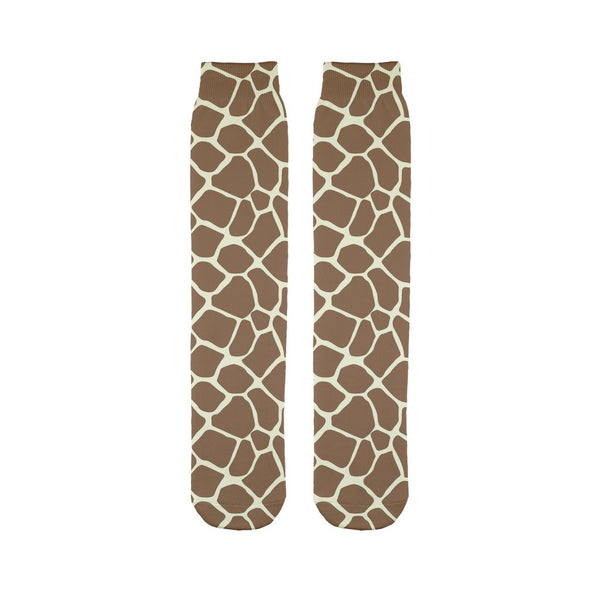 Giraffe skin pattern Sublimation Tube Sock-Sublimation Sock-I love Veterinary