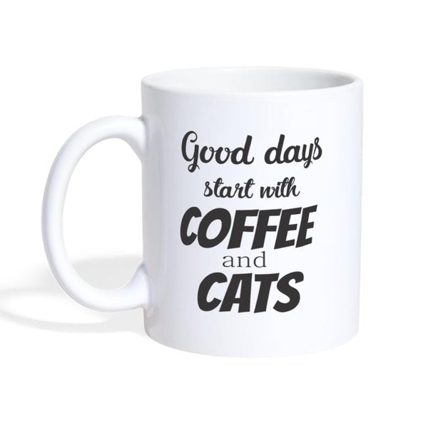 Good days start with coffee and cats Coffee or Tea Mug-Coffee/Tea Mug | BestSub B101AA-I love Veterinary