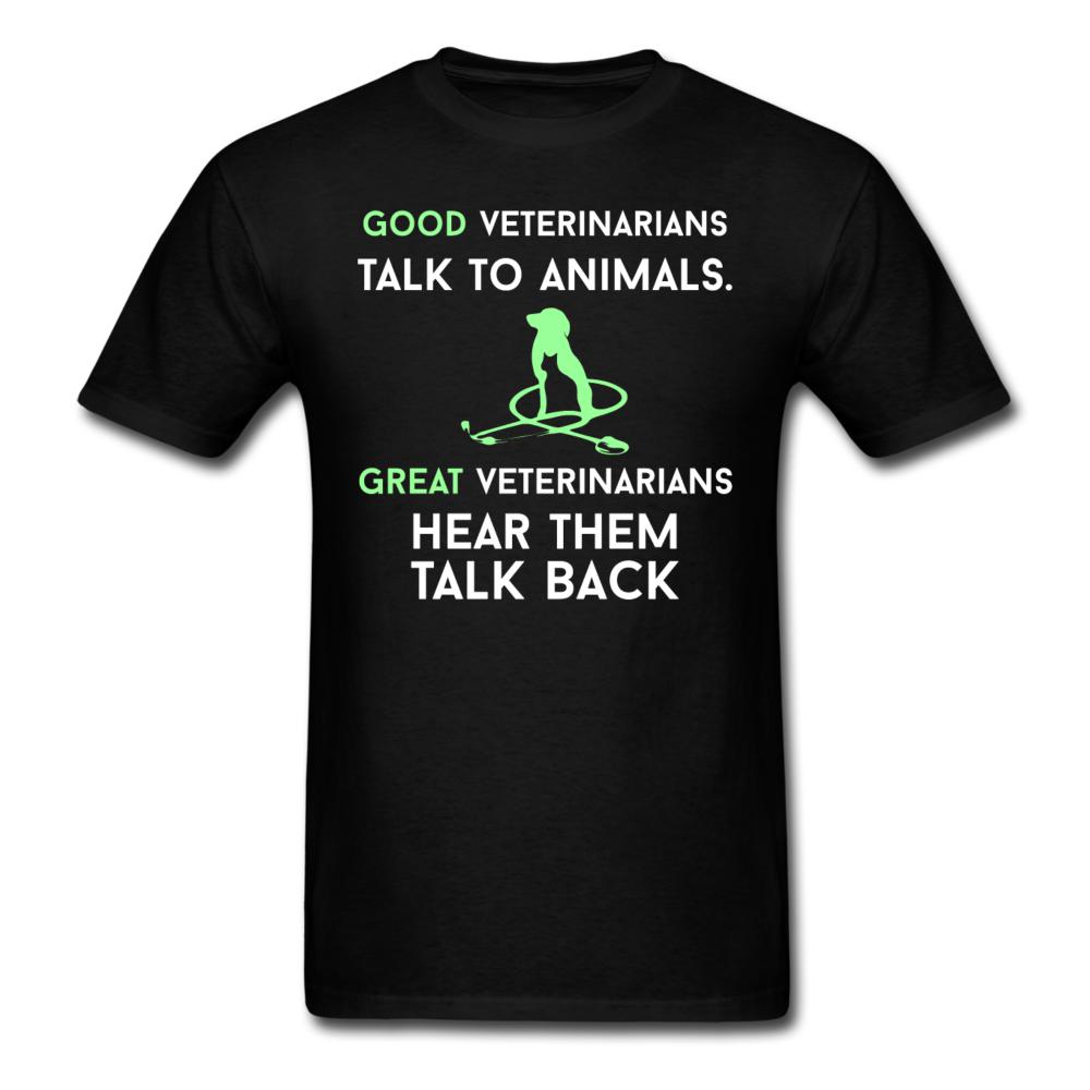 Good veterinarians talk to animals Unisex T-shirt-Unisex Classic T-Shirt | Fruit of the Loom 3930-I love Veterinary