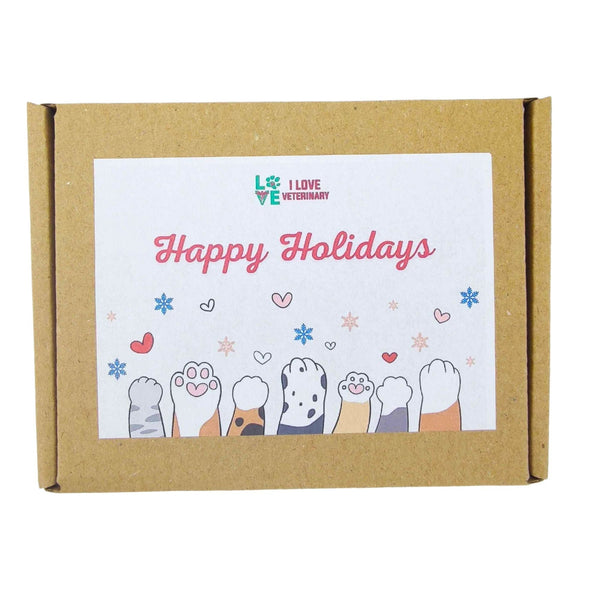 Happy Holidays Gift Box-I love Veterinary