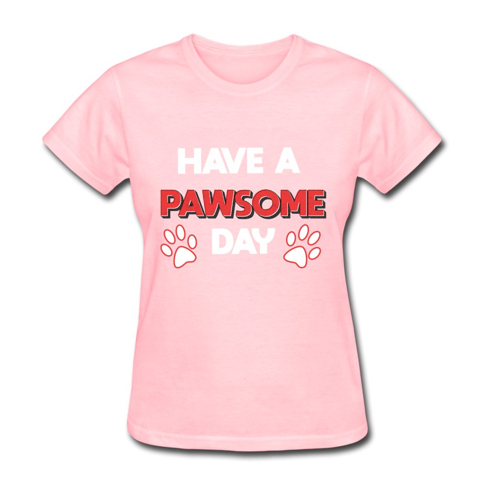 Have a Pawsome Day Women's T-Shirt-Women's T-Shirt | Fruit of the Loom L3930R-I love Veterinary