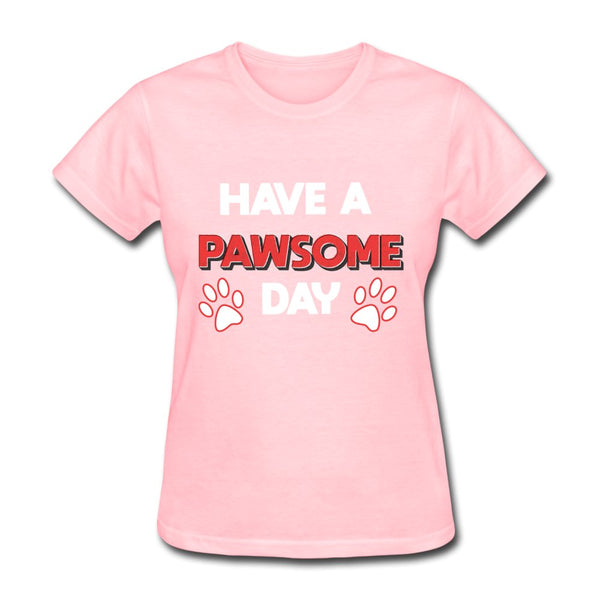 Have a Pawsome Day Women's T-Shirt-Women's T-Shirt | Fruit of the Loom L3930R-I love Veterinary