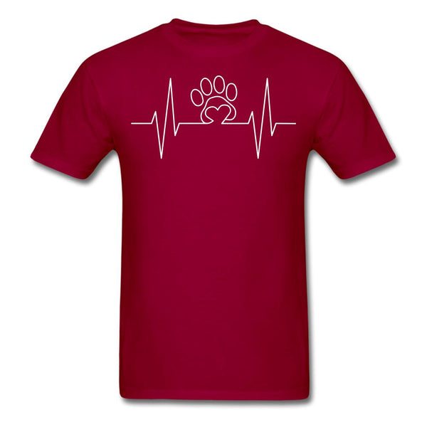 Heart in Paw Hearbeat Unisex T-shirt-Unisex Classic T-Shirt | Fruit of the Loom 3930-I love Veterinary