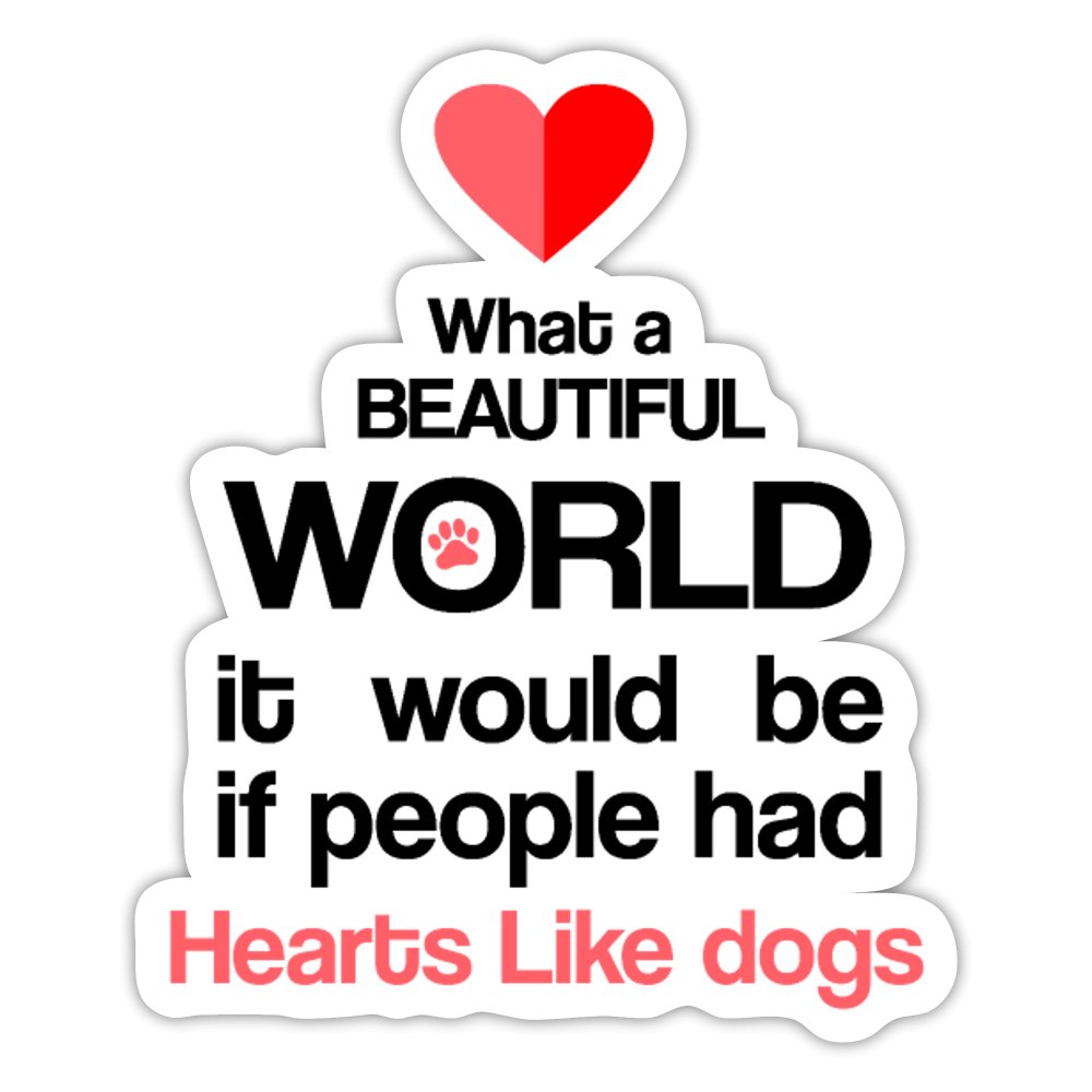 Hearts Like Dogs Sticker-Sticker-I love Veterinary