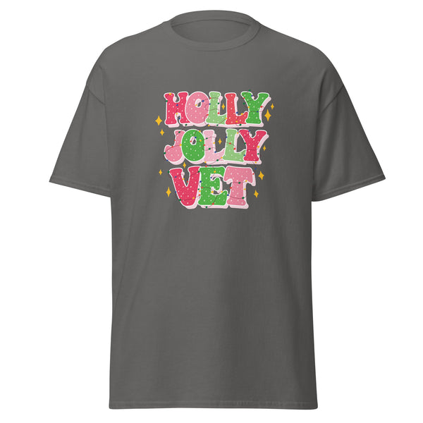Holly Jolly Unisex T-shirt-I love Veterinary