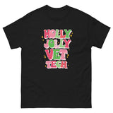 Holly Jolly Vet Tech Unisex T-shirt-Unisex T-shirt | Gildan 5000-I love Veterinary