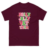 Holly Jolly Vet Tech Unisex T-shirt-I love Veterinary