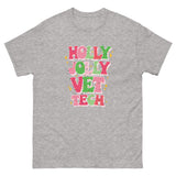 Holly Jolly Vet Tech Unisex T-shirt-Unisex T-shirt | Gildan 5000-I love Veterinary