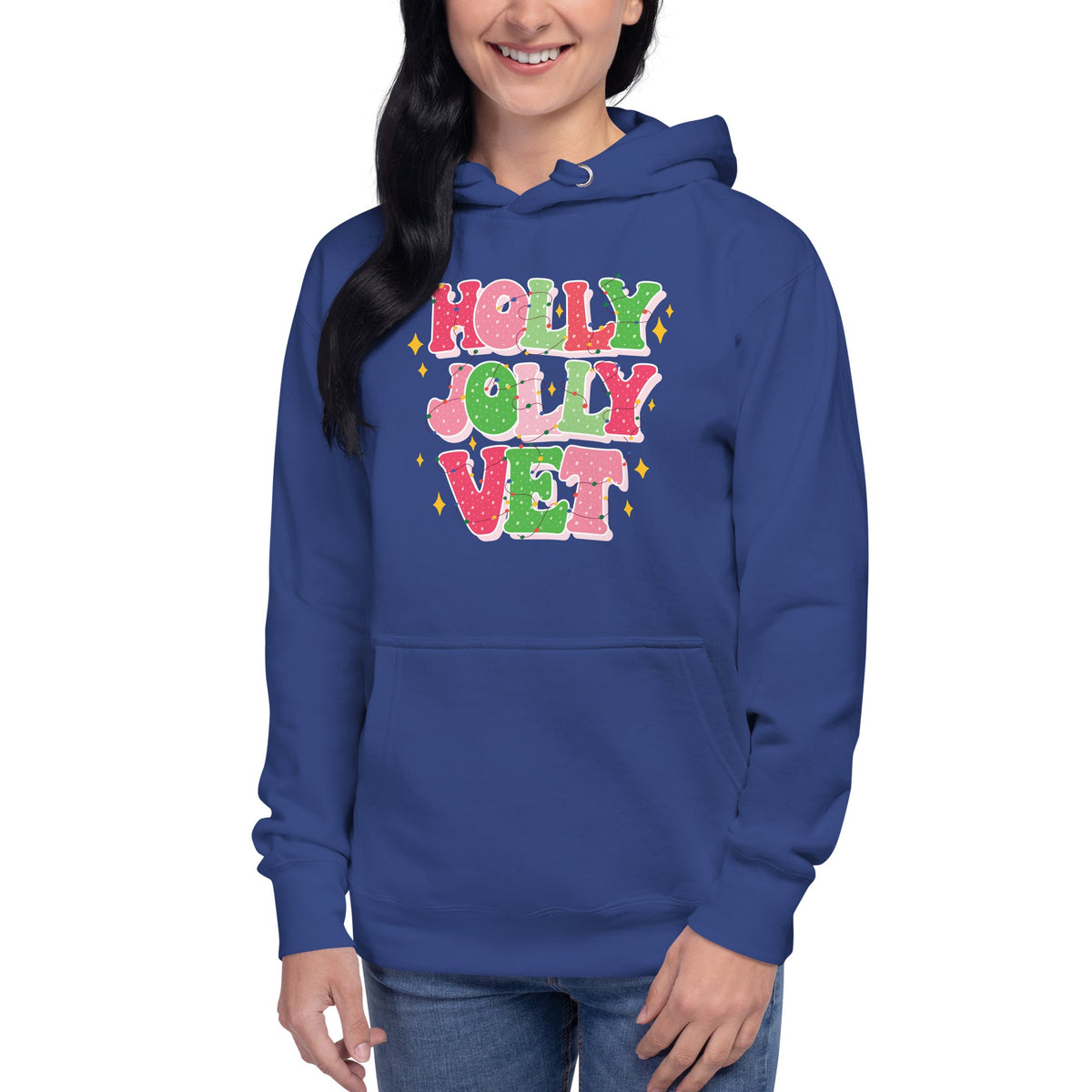Holly Jolly Vet Unisex Premium Hoodie-Premium Unisex Hoodie-I love Veterinary