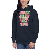 Holly Jolly Women's Premium Hoodie-I love Veterinary