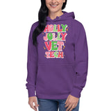 Holly Jolly Women's Premium Hoodie-I love Veterinary