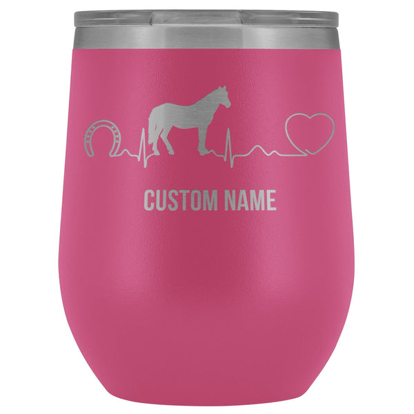 Horse or Cow Pulse Custom Name Tumbler-Custom Tumbler-I love Veterinary