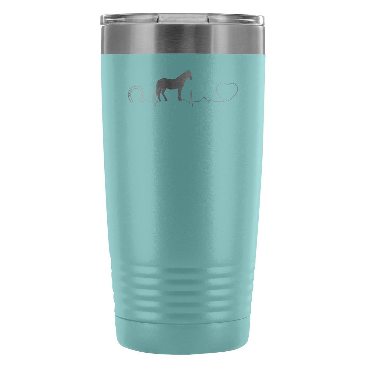 Horse pulse 20oz Vacuum Tumbler-Tumblers-I love Veterinary