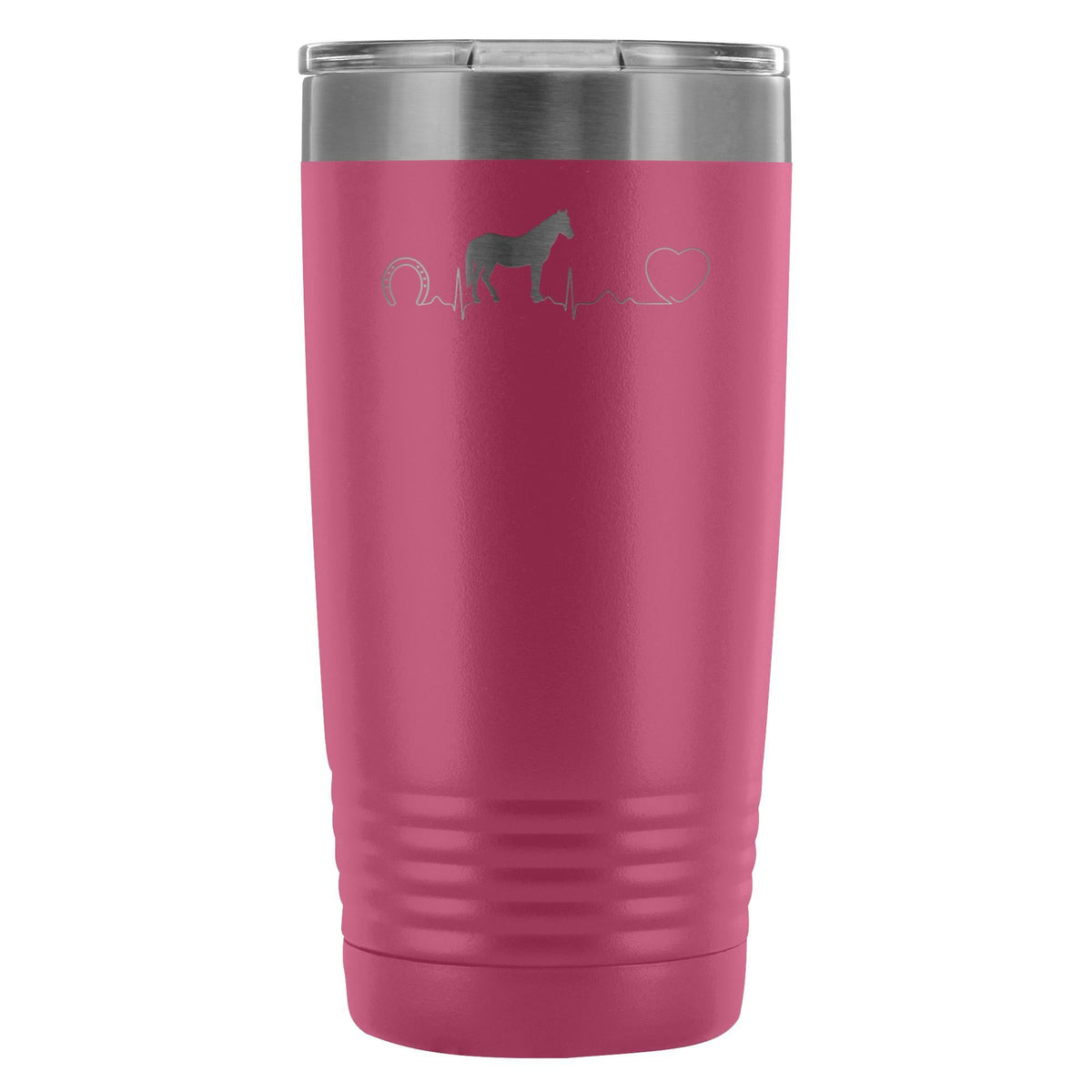 Horse pulse 20oz Vacuum Tumbler-Tumblers-I love Veterinary
