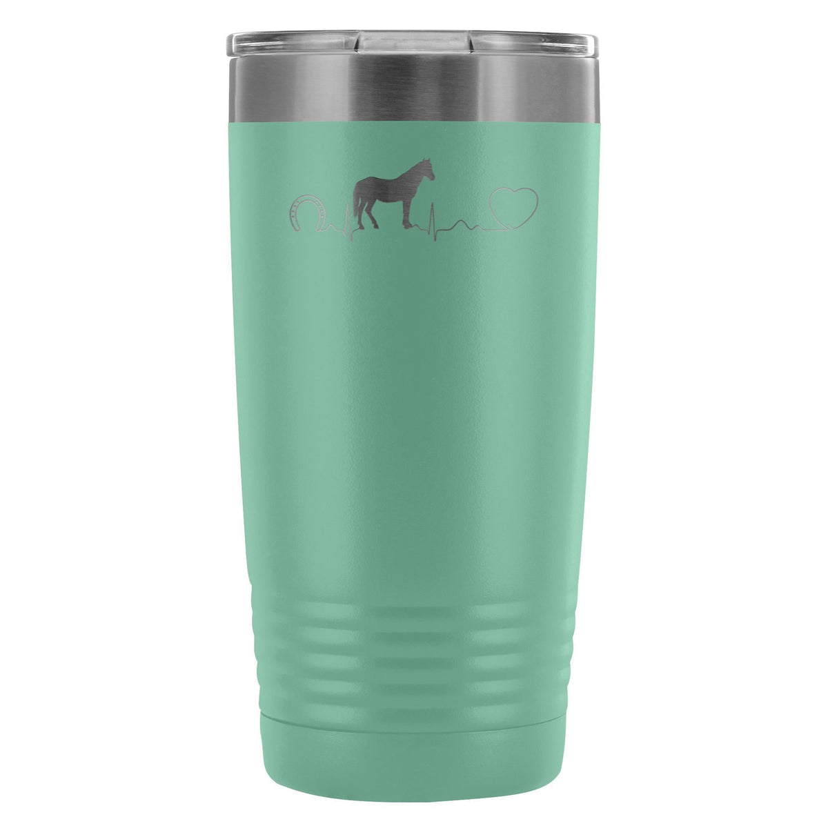 Horse pulse 20oz Vacuum Tumbler-Tumblers-I love Veterinary