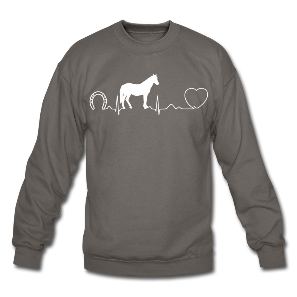 Horse pulse Crewneck Sweatshirt-Unisex Crewneck Sweatshirt | Gildan 18000-I love Veterinary