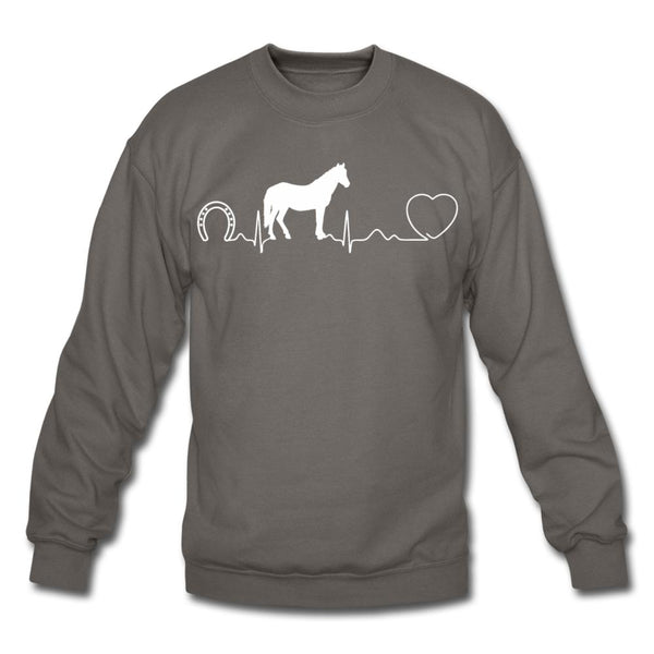 Horse pulse Crewneck Sweatshirt-Unisex Crewneck Sweatshirt | Gildan 18000-I love Veterinary