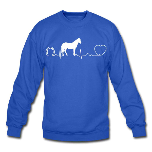 Horse pulse Crewneck Sweatshirt-Unisex Crewneck Sweatshirt | Gildan 18000-I love Veterinary
