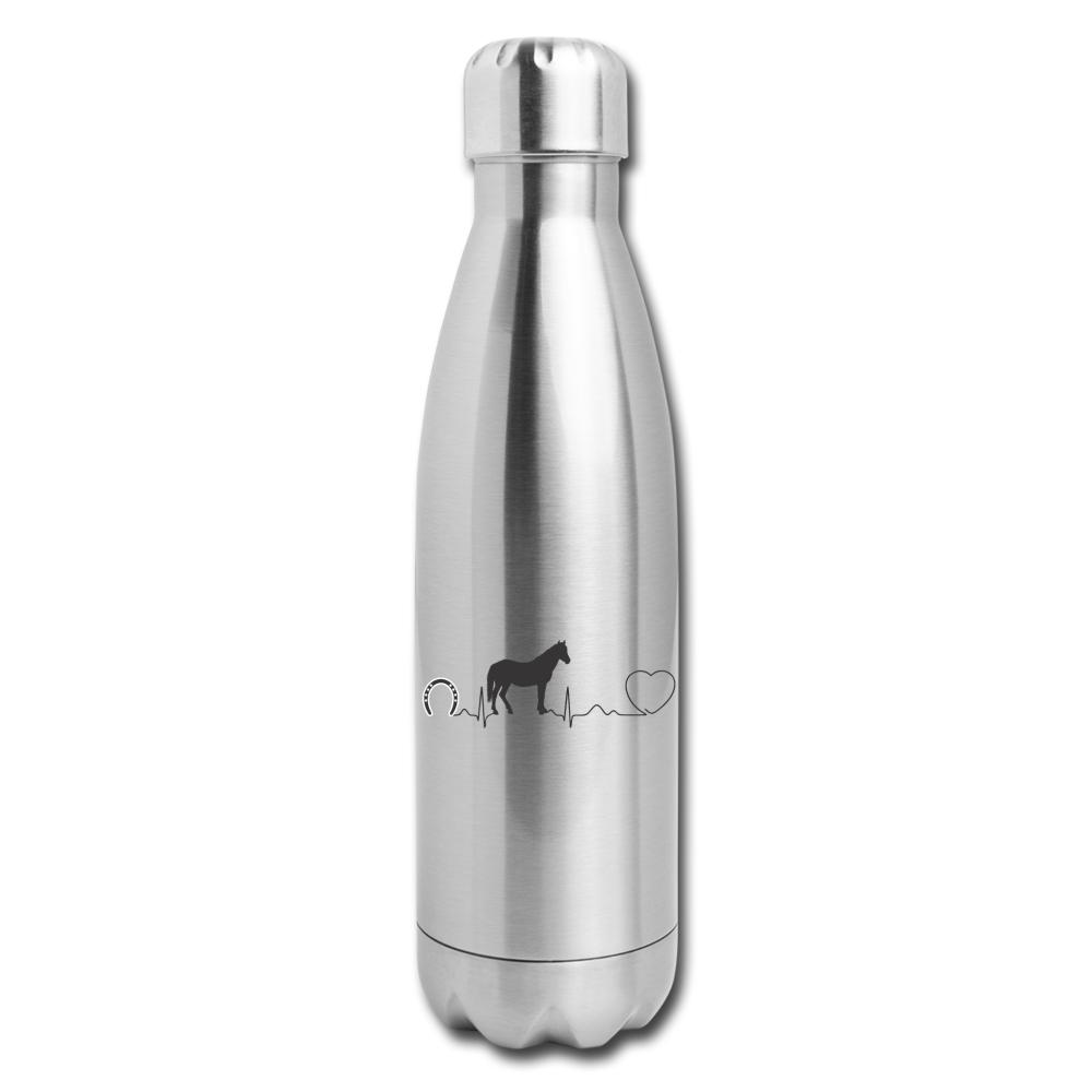 Horse pulse Insulated Stainless Steel Water Bottle-Insulated Stainless Steel Water Bottle | DyeTrans-I love Veterinary