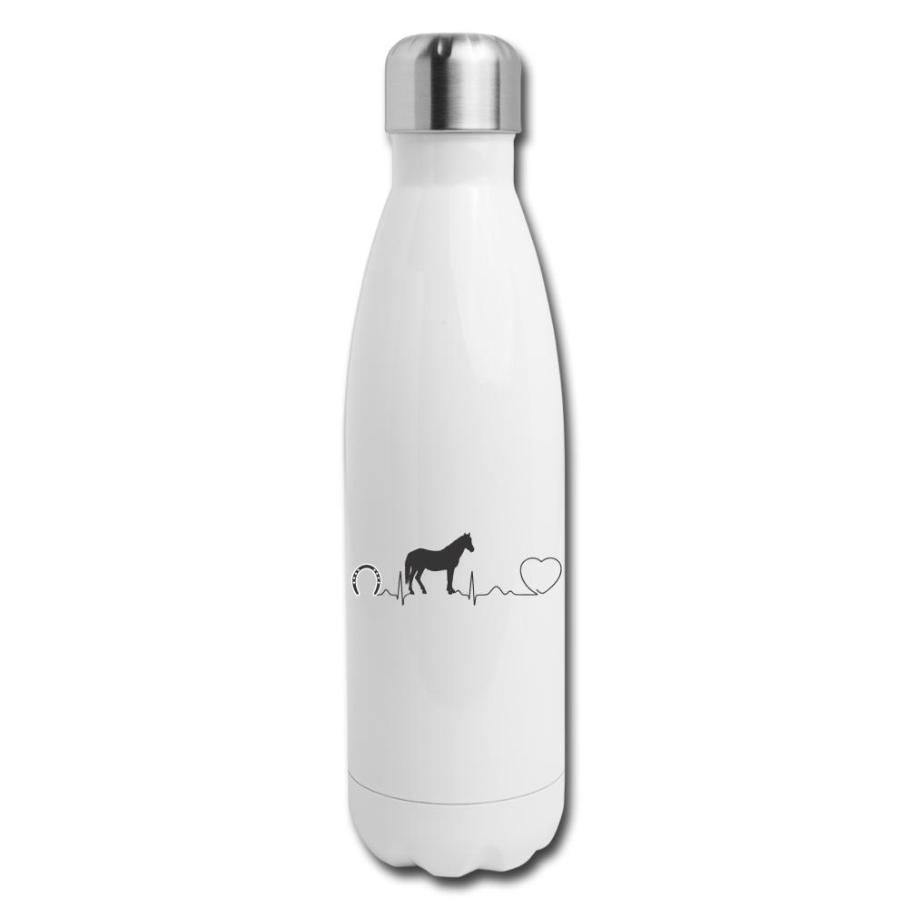 Horse pulse Insulated Stainless Steel Water Bottle-Insulated Stainless Steel Water Bottle | DyeTrans-I love Veterinary