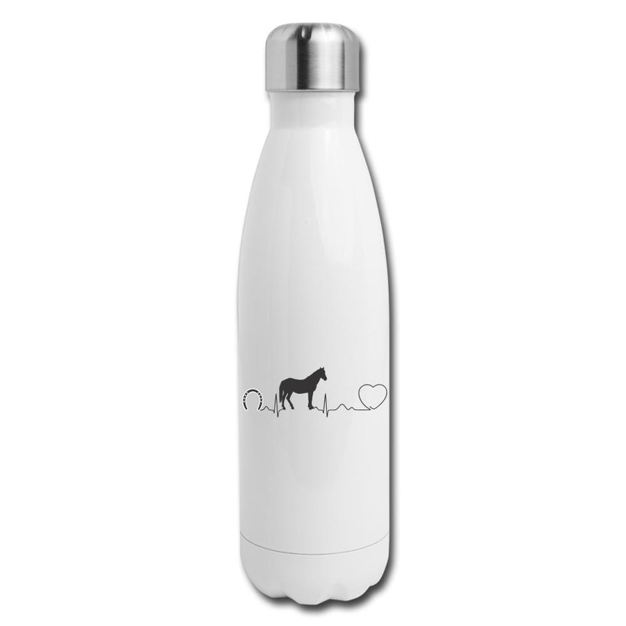 Horse pulse Insulated Stainless Steel Water Bottle-Insulated Stainless Steel Water Bottle | DyeTrans-I love Veterinary