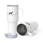 Horse pulse Travel mug with a handle-Travel Mug with a Handle-I love Veterinary