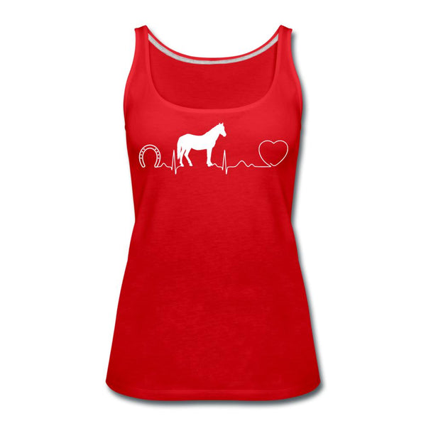 Horse pulse Women's Tank Top-Women’s Premium Tank Top | Spreadshirt 917-I love Veterinary