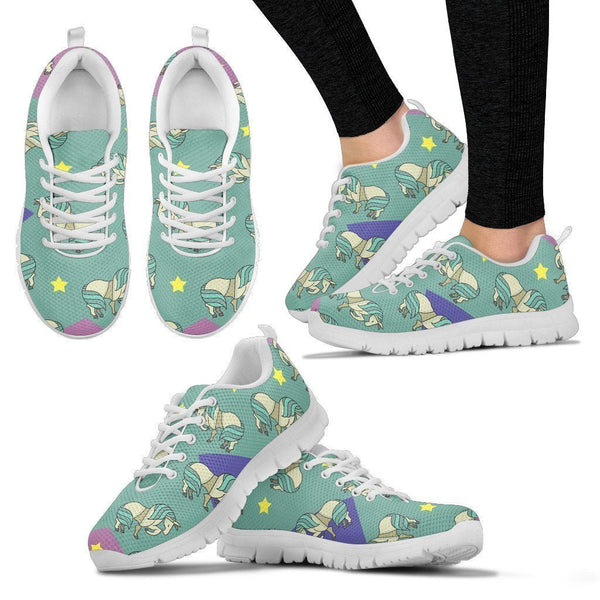 Horses and stars - Women's Sneakers-Sneakers-I love Veterinary