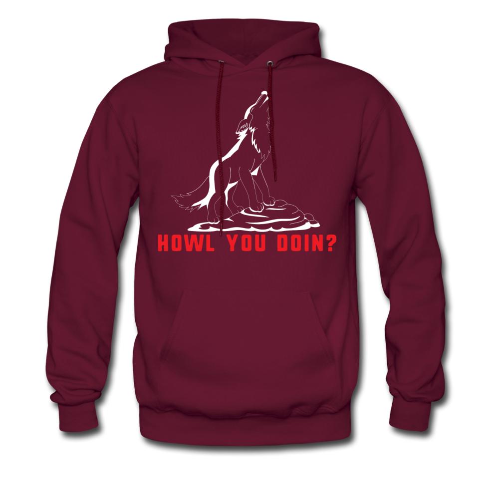 Howl you doin? Unisex Hoodie-Men's Hoodie | Hanes P170-I love Veterinary