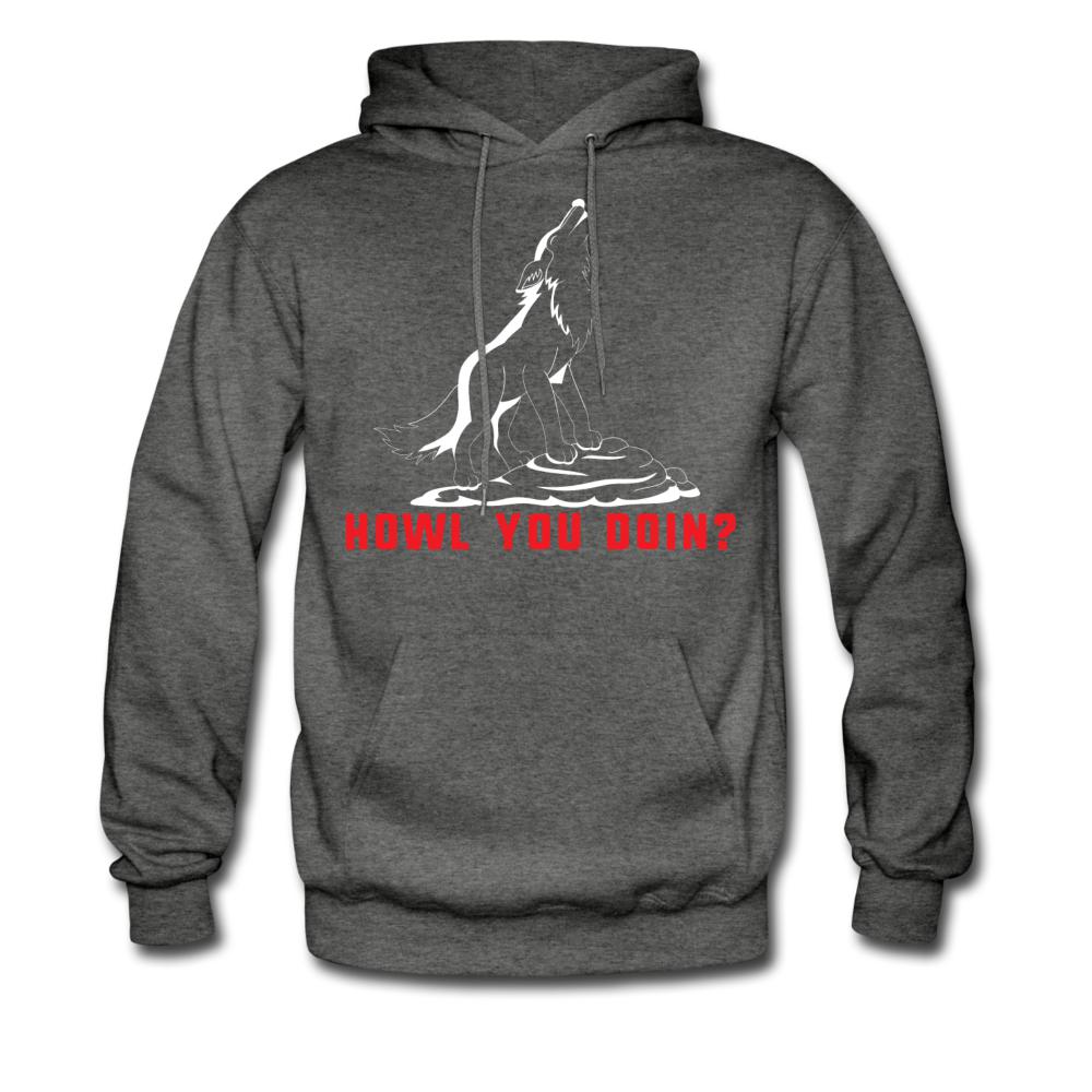 Howl you doin? Unisex Hoodie-Men's Hoodie | Hanes P170-I love Veterinary