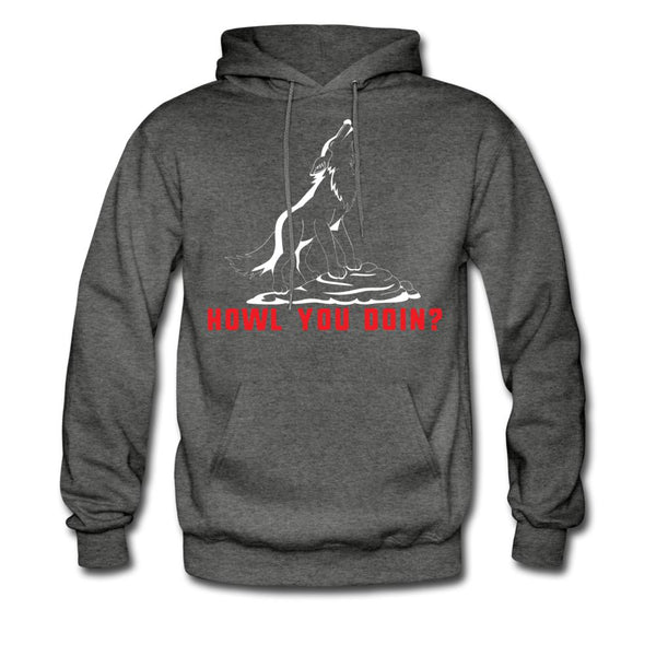 Howl you doin? Unisex Hoodie-Men's Hoodie | Hanes P170-I love Veterinary